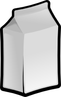 [Milk Carton by http://openclipart.org/media/files/jonata/3950]